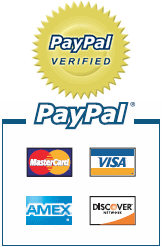 Paypal Verified! Credit Cards Accepted